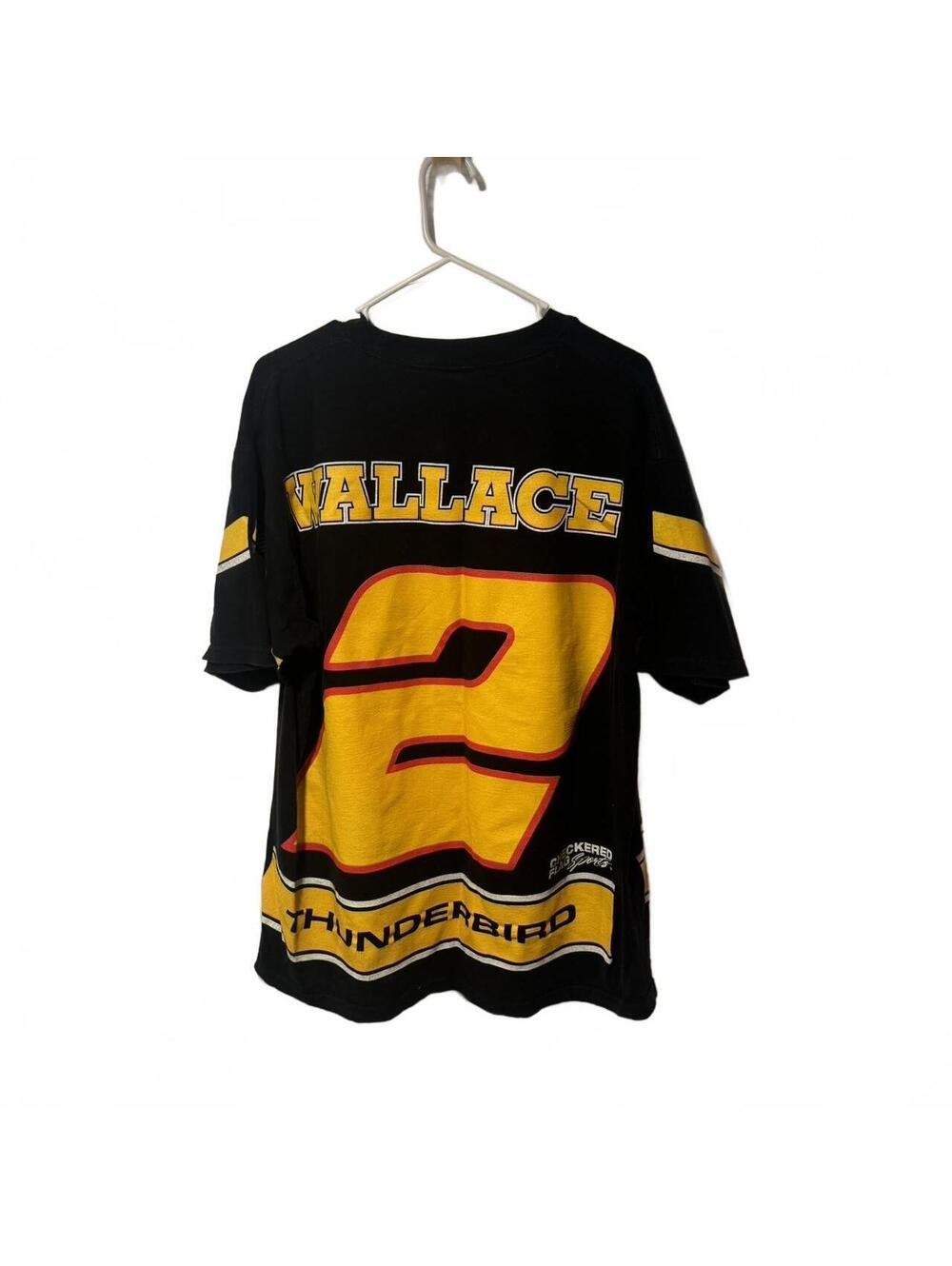 Vintage Rusty Wallace Shirt Miller BIG GRAPHIC DOUBLE SIDE NASCAR Men’s XL #2